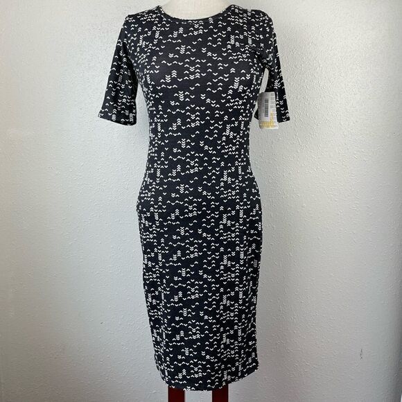 NWT LulaRoe Julia Midi Dress Size XXS - Picture 1 of 7
